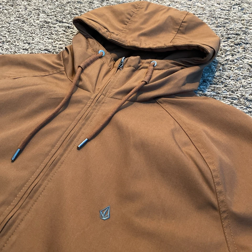 Volcom Hernan 5k Coat - Men's (M) - Golden Brown, Water Resistant, Snow/SKI Gear - Image 2 of 4