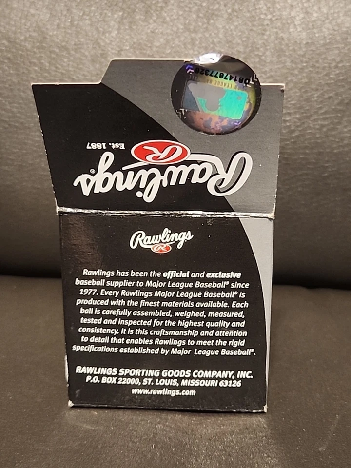 LINDY McDANIEL FIRMADO AUTOGRAFIADO CHICAGO CUBS BÉISBOL OBNL RAWLINGS  Foto 4 de 4