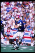 Quarterback Todd Collins Buffalo Bills scrambles with the football- Old Photo
