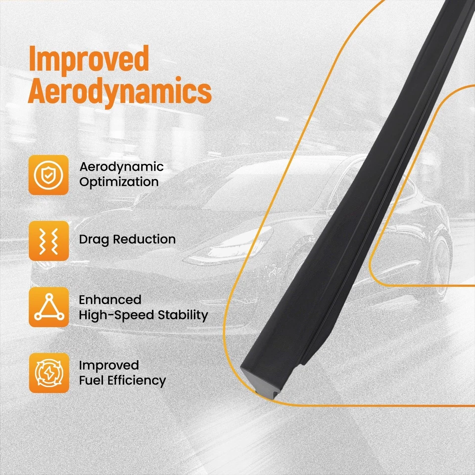 Side Skirt for Mitsubishi Outlander Sport RVR ASX 2011-22 6512A953XA 6512A387BB - Image 4 of 4