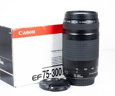 Canon 75-300mm F/4.0-5.6 II Full Frame Auto Focus EF Mount Telephoto Zoom Lens