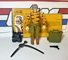 GI Joe Tiger Force Lifeline 1988 v1 *100% COMPLETE w/Card, Near Mint!* Vintage