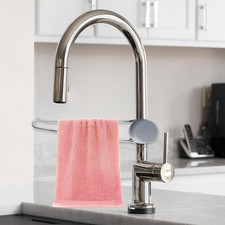 Adjustable Dish Towel Holder   Faucet-Mounted Rag Hanger for Kitchen  Bathroom