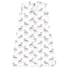 Hudson Baby Unisex Cotton Sleeveless 12-18 Months, Carousel Horse