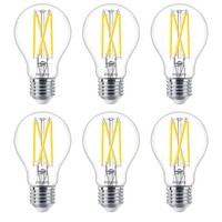 6 X Philips Led Filament A60 Birne 5,9W = 60W E27 Warmglow 2200K - 2700K Dimmbar