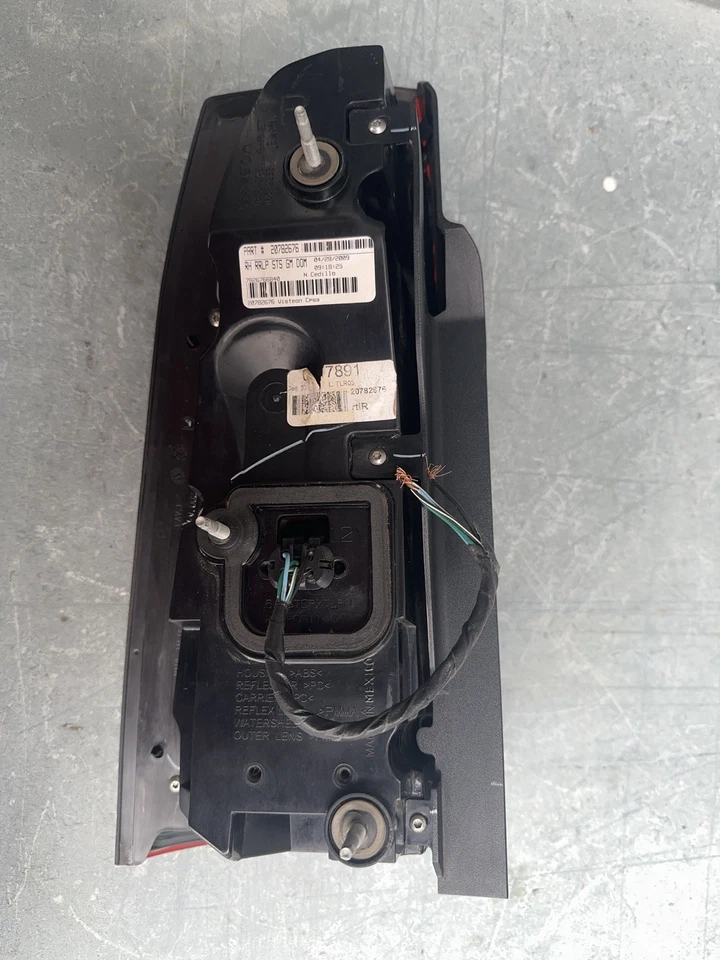 Luz trasera Cadillac STS 2008-2011 luz trasera lámpara lado derecho derecha OEM probado LED Foto 3 de 4