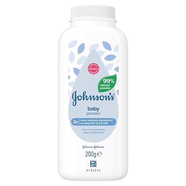 3 x Johnson's Baby Powder 200g