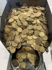 Fichas de juego tamaño .984 usadas máquina tragamonedas de sala de juego variable 500 un. 7 libras arcade
