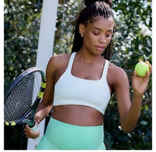 NWT Free People Movement x Hatch Never Better White Sports Bra Size M Maternity