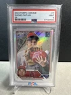Shohei Ohtani 2023 Topps Chrome #17 SP Image Variation PSA 9