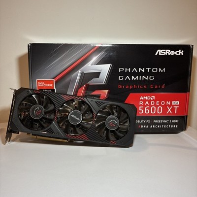 ASRock Radeon RX 5600 XT Phantom D3 OC 6GB GDDR6 Graphics Card