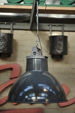 Lampe MAZDA France courte bleu/gris