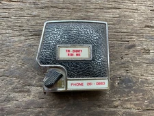 Vint. Carlson & Sullivan Inc. TRI-COUNTY REDI-MIX  Advertising 8’ Tape Measure