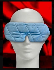 Auden Quilted Comfort Jersey Eye Mask Eye Cover - LIGHT SKY BLUE (*Oeko Tex 100)