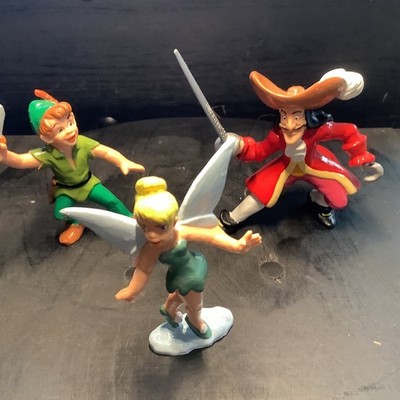 3x Bully Bullyland Figur 7cm Peter Pan Tinkerbell Cäpt'n Hook 1993 K5