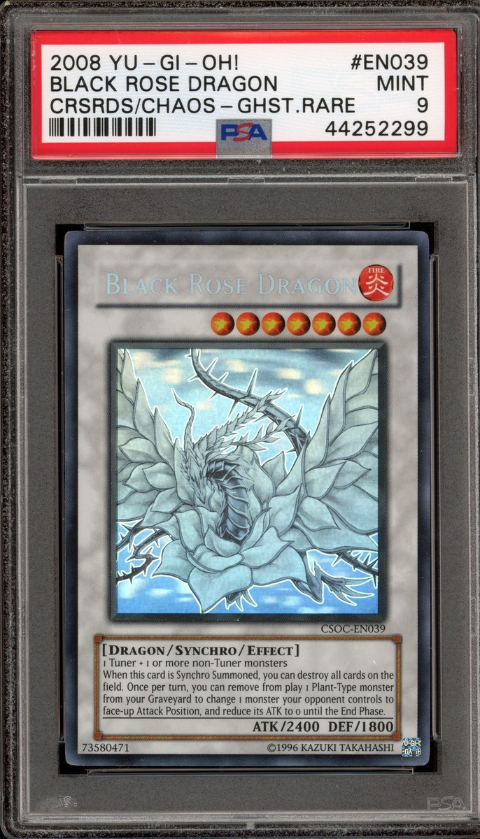 Yu-Gi-Oh! Black Rose Dragon Unlimited Ghost Rare CSOC-EN039