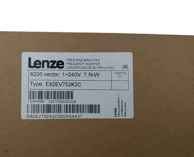 E82EV752K2C NEW LENZE E82EV752_2C Inverter 8200 Vector 7.5kW