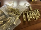 Lot Of 32 Vintage Gold Tone Coca-Cola Coke Soda Mini Bottle Keychain/Charms