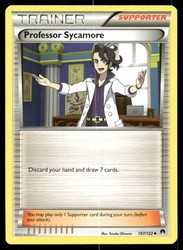 Professor Sycamore 107/122 XY BREAKpoint Uncommon Trainer