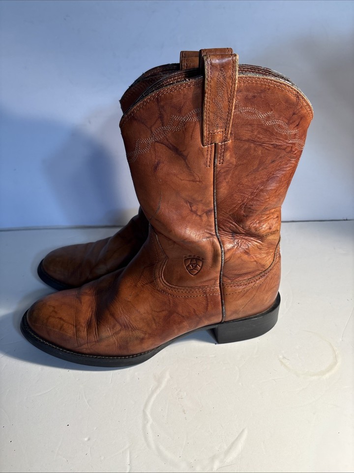 Ariat Men’s Mid Calf Roper Cowboy Boots | eBay