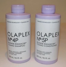 Olaplex Blonde Enhancer Toning No. 4P Shampoo And No 5P Conditioner Set 8.5 Oz