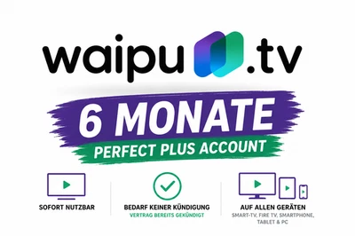 waipu.tv Perfect Plus – 6 Monate Restlaufzeit – Blitzversand in Sekunden⚡
