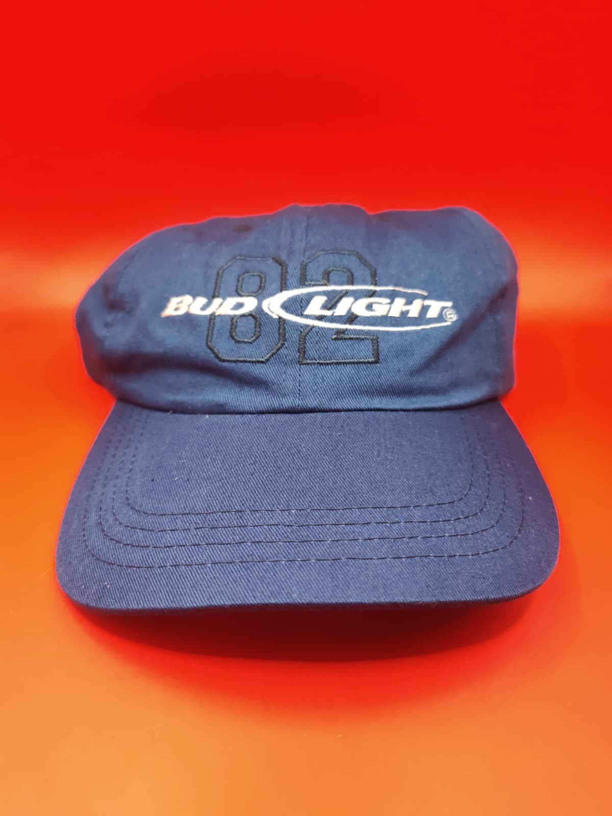 Vintage Budweiser Bud Light 82 Anheuser Busch Baseball Cap Hat Adjustable