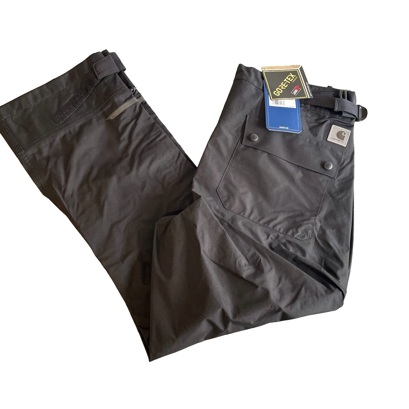Carhartt 104794 Super Dux Pants Mens XL Black Relaxed Lightweight Gore-Tex