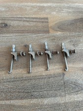 Vintage lata 1920. 30. pręt napinający i hak 4 zestawy nikiel z części banjo boczek