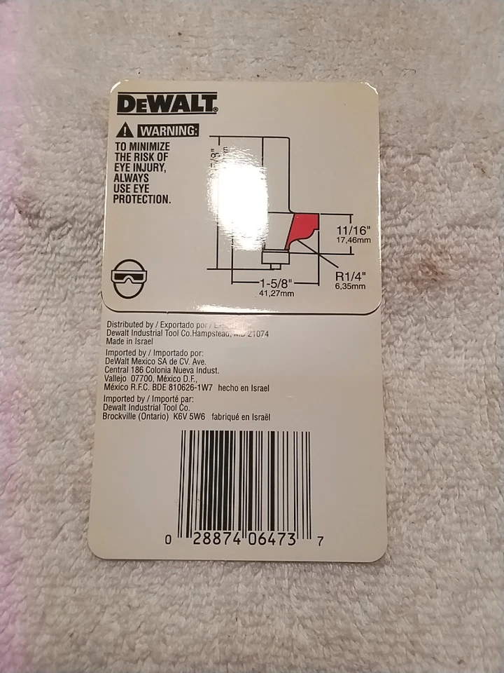 DEWALT 6473 1/2" SHANK CARBITE ROUTER BIT - Image 4 of 4