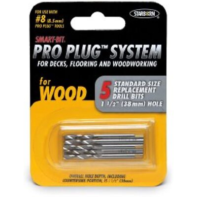 Starborn Pro Plug Stainless Steel Drill Bit Set 5 pc.