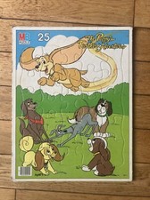 Milton Bradley 25pc Child’s Puzzle Puppies Adventures 1984 Vintage 14x11 Flaw**