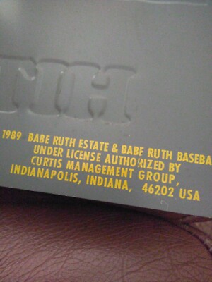 babe ruth pinch hit tobacco sign BABE RUTH Says Chew PINCH HIT Tobacco Metal Sign 1989 11”x14”