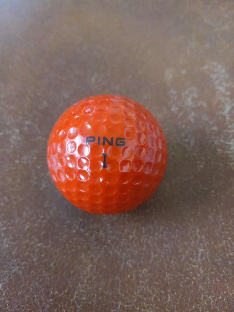 Vintage Ping Eye 1 Merry Christmas Golf Ball Red White Nice
