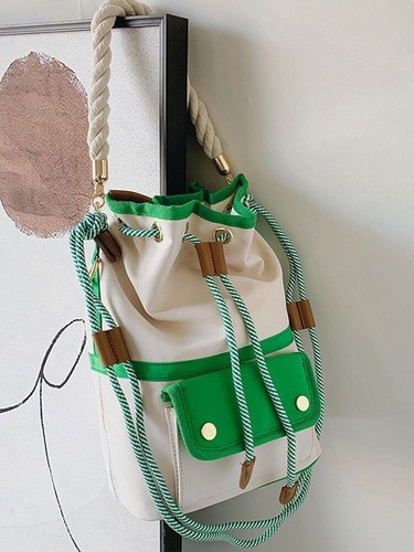 Mujeres Bolso de hombro Lona Dama Bolso de mano Bolso bandolera - Imagen 25 de 25