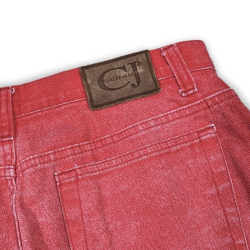 Roberto Cavalli Womens Bottom Flare Jeans Original Red Size 30" Cotton 5 Pockets - Bild 4 von 4