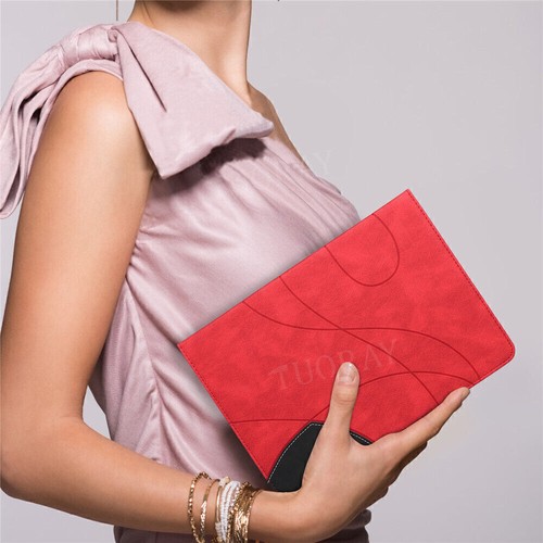 For iPad 6/7/8/9/10th Pro 11 Air 5 4 3 Mini Leather Flip Case Smart Stand Cover - Picture 59 of 74