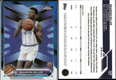 2023-24 Topps Chrome NBA (BLUE BASKETBALL REFRACTOR ONLY) COMPLETE UR SET RC SP