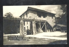 RPPC MITCHELL INDIANA SPRING HILL STATE PARK HAMER'S MILL REAL PHOTO POSTCARD