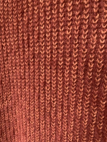 TAKING SHAPE LONG SLEEVE WIDE COLLAR OPEN FRONT ORANGE CARDIGAN SIZE 14 16 AU - Picture 3 of 3