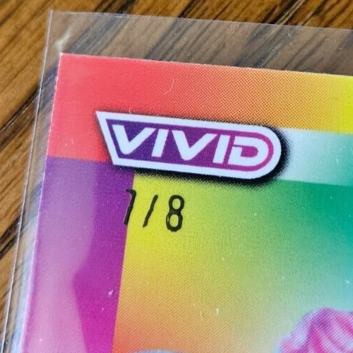 Joendry Vargas -2023 Leaf Vivid Rookie Red Mojo #/8 No.74 - Dodgers - Image 2 of 3