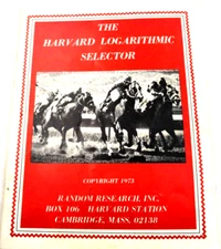 The Harvard Logarithmic Selector Instruction Book 1973