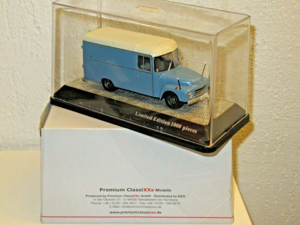 PREMIUM CLASSIXXS OPEL BLITZ 1 75t  fourgon 1.43 série limitée eligor nzg - Photo 4/4