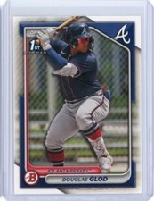 2024 Bowman Chrome Douglas Glod Atlanta Braves 1st Bowman Paper Card #BP-11