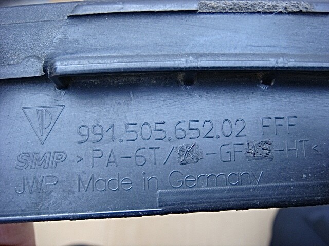 Original PORSCHE 991.2 Carrera Diffusor Stoßstange Auspuff Blende  