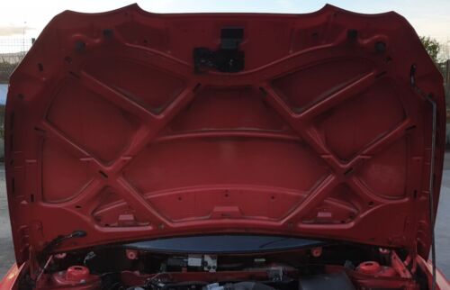 SEAT LEON Mk2 1P 2005-12 Complete Bonnet Hood Panel with Hinges Emocion Red LS3H - Picture 8 of 11