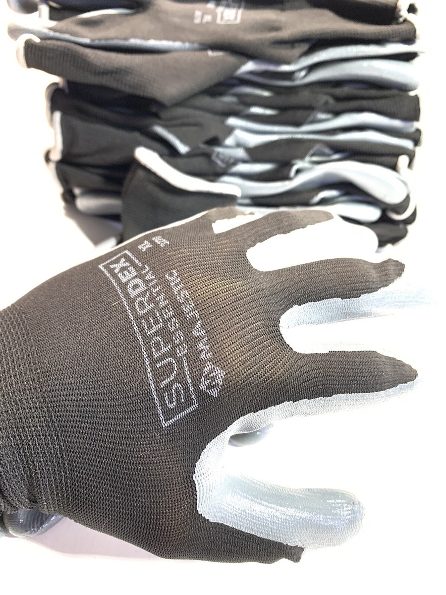 12-Pair Majestic SuperDex Essential 3270-XL Nitrile Coated Palm