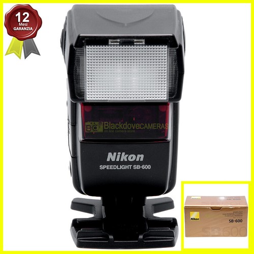 Nikon flash Speedlight SB600 i-TTL per fotocamere reflex digitali. SB-600 TTL.
