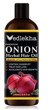Vedlekha Ayurveda Premium Onion Hair Oil Hair Growth and Hair Fall Control 100ml