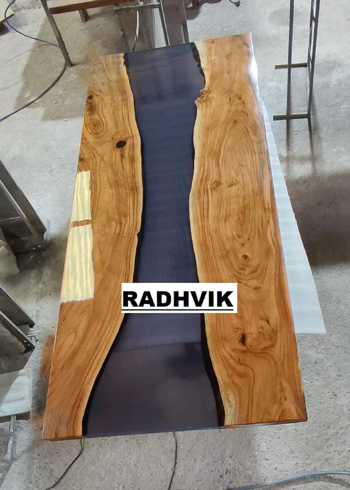 Epoxy Resin Table, Resin River Table, Epoxy Table, River Table, Wood Resin Table - Image 2 of 4